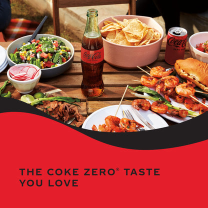 Coke Zero Sugar Cola Soda, 12 oz, 12 Pack (Package May Vary)