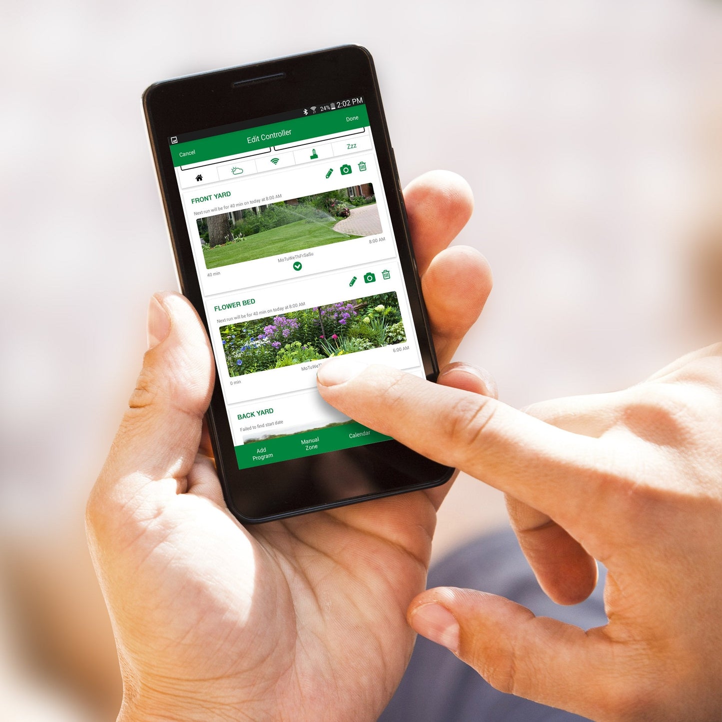 Rain Bird ST8O-2.0 Smart Indoor/Outdoor WiFi Sprinkler/Irrigation System Timer/Controller, WaterSense Certified, 8-Zone/Station, Compatible with Amazon Alexa,Grey/Black