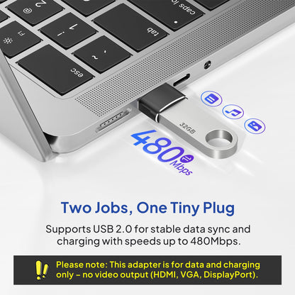 Elebase USB to USB C Adapter 4Pack,USBC Female to A Male Car Charger,Type C Converter Adaptor for iPhone 17 16 Pro Max 15 14 13 12 Plus,Apple Watch iWatch 11 10 Se Ultra 3,iPad Air,Samsung Galaxy S25