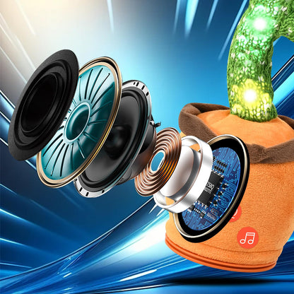 SANJOIN Dancing Talking Cactus Toy for Baby Toddler, Boys Girls Gifts Singing Mimicking Recording Repeating What You Say Baby Toys with 120 English Songs (Adjustable Volume)