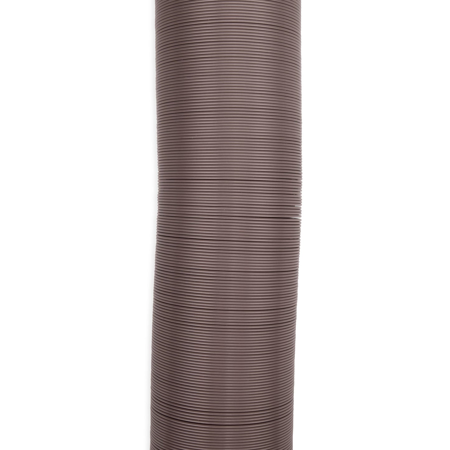 Camco Durable High Tensile Strength Vinyl Sewer Hose with Steel Wire Core – 15’ Hose with 15 mils of HTS Vinyl, Great for Year Round RVing Compresses to 26” for Simple and Easy Storage, Brown (39661)