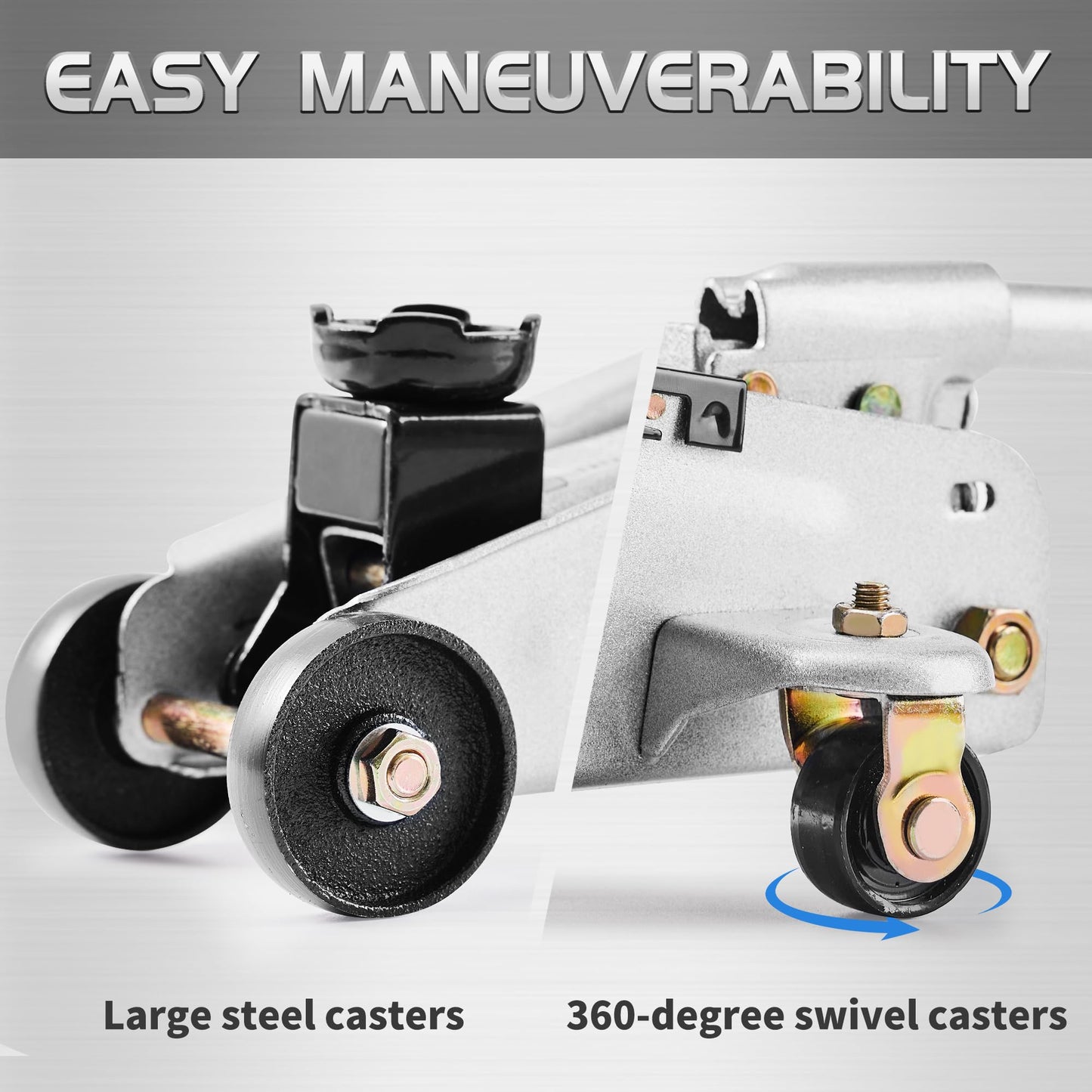 TONDA Floor Jack, 2 Ton (3,800lbs) Hydraulic Car Jack, Work for Sedan and Coupe