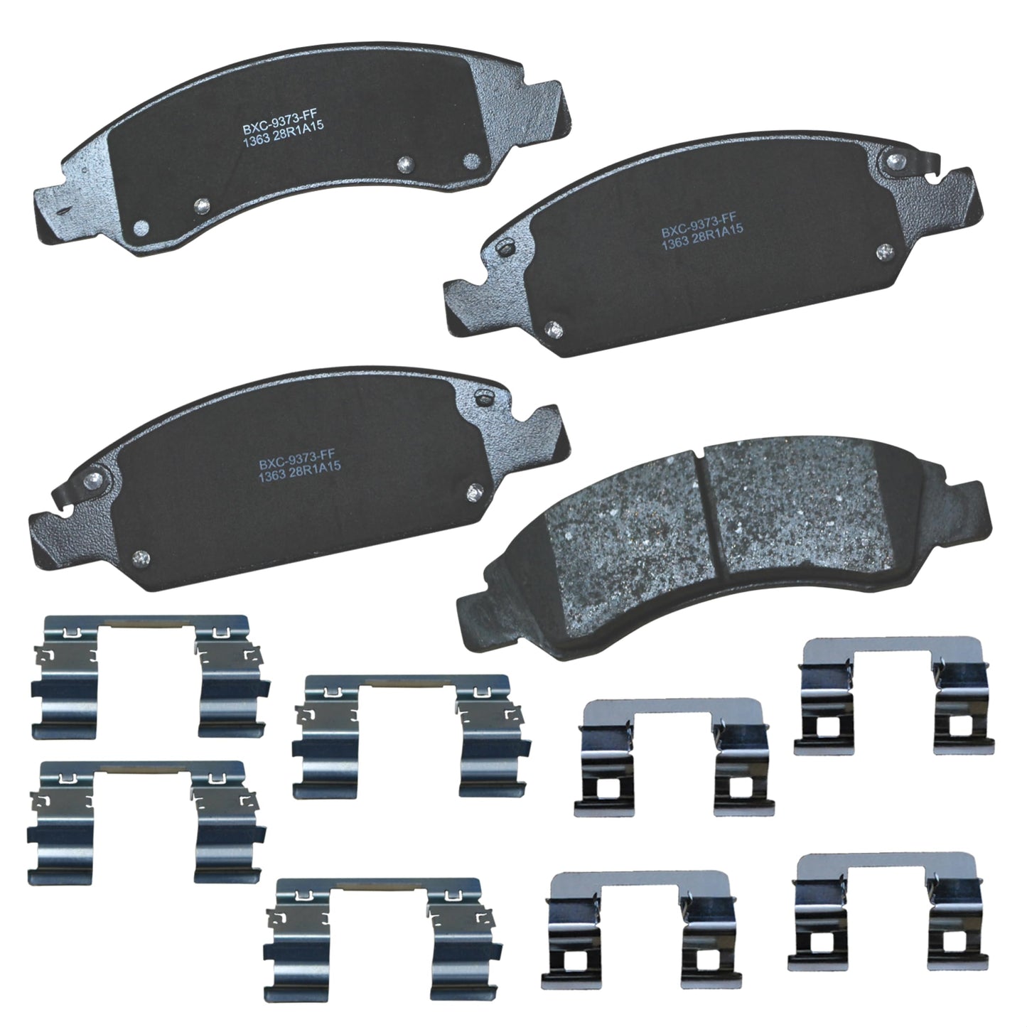 Bendix Premium SBC1363 Ceramic Front Brake Pads for Cadillac Escalade, ESV,EXT,XTS,Chevrolet Avalanche,Cheyenne,Express 1500,Silverado Classic,LD,Suburban,Tahoe,GMC Savana Sierra,Limited,Yukon,XL,