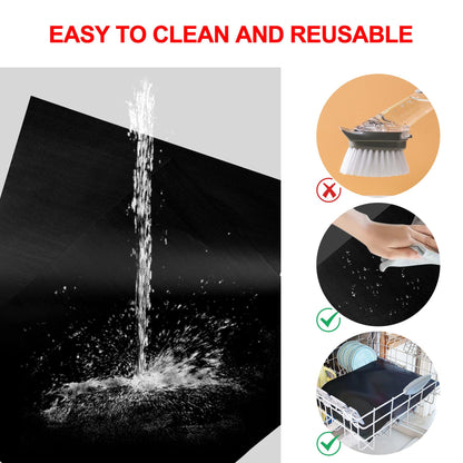 UBeesize 2 Pack Nonstick Grilling Mats for 22 Inch Blackstone Griddle, Resuable Cooking Mats for Grilling, BPA and PFOA Free Heavy Duty BBQ Grill Mats, Griddle Accessories Kit -22 x 16 Inch