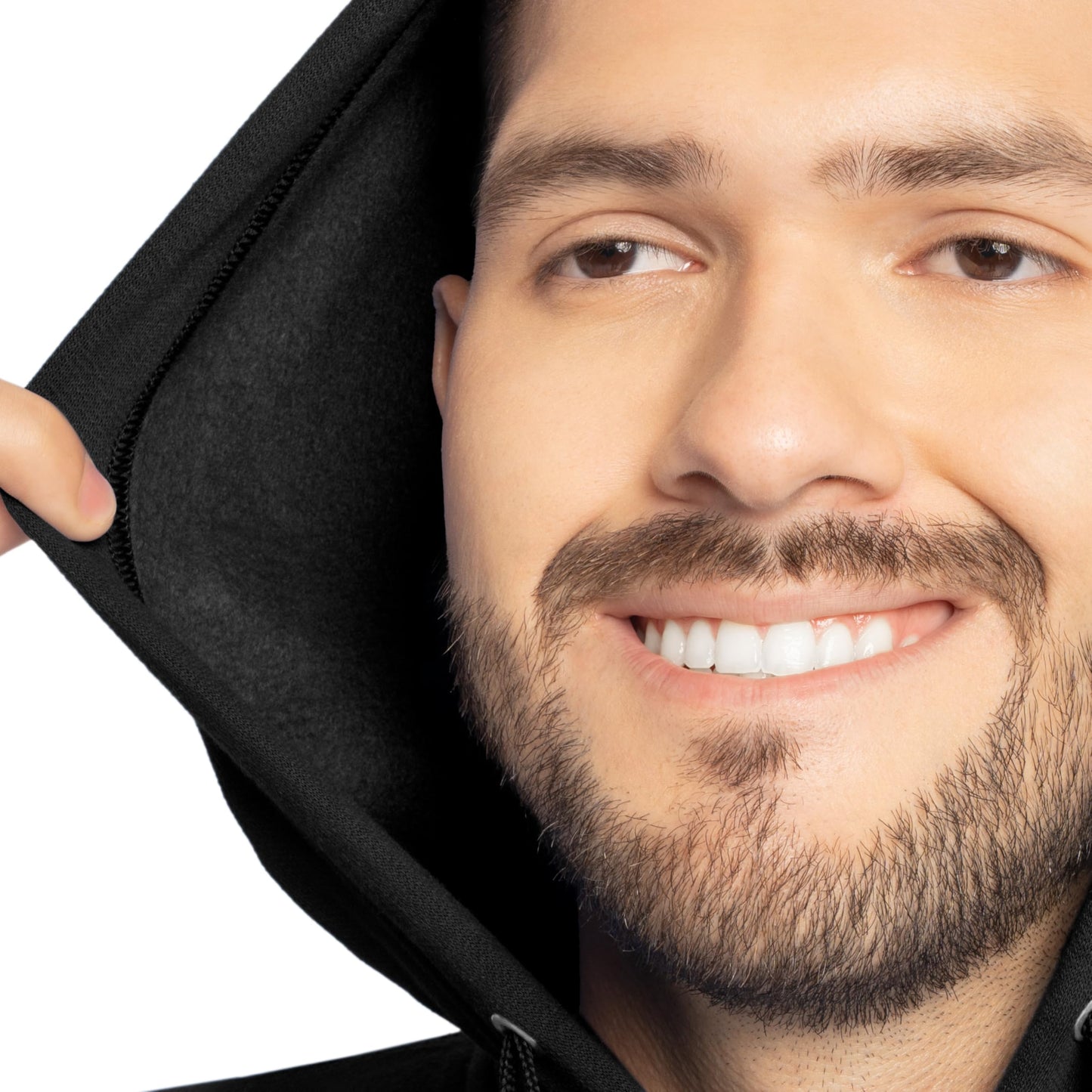 Fruit of the Loom Eversoft Fleece Hoodies, Pullover, Moisture Wicking & Breathable, Sizes S-4x, Black Full Zip, Large