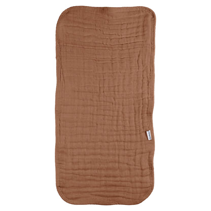 Gerber Baby Unisex Muslin Burp Cloths 5-Pack, Multi Rainbow, Large Size 20" x 10"