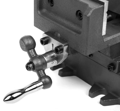WEN Cross Vise, 4.25-Inch with Compound Slide for Mills and Drill Presses (CV414),Black