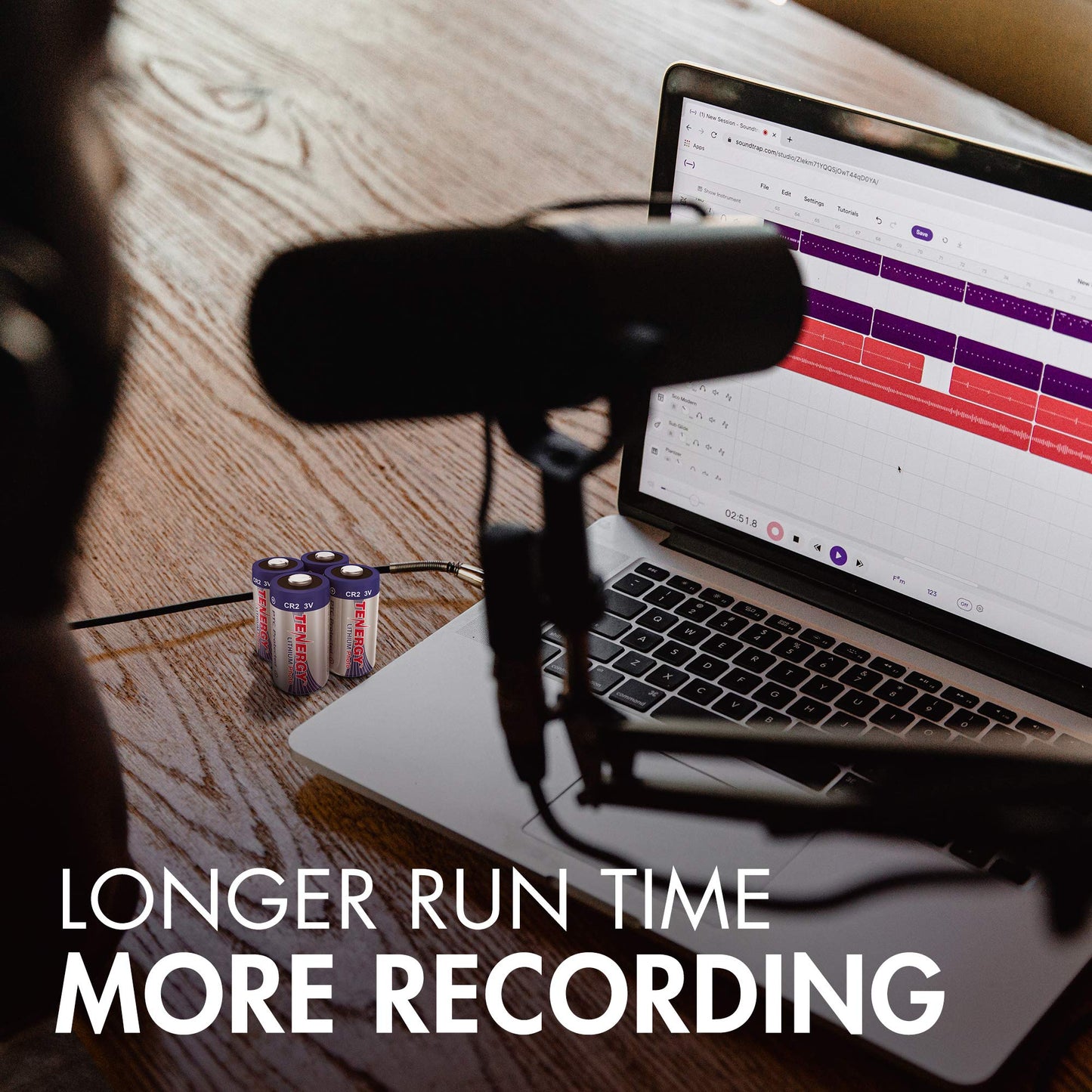 Tenergy CR2 3V Lithium Battery Non-Rechargeable PTC Protected High Performance CR2 Batteries for Flashlight, Digital Cameras, Toys, Alarm Systems, 10 Pack