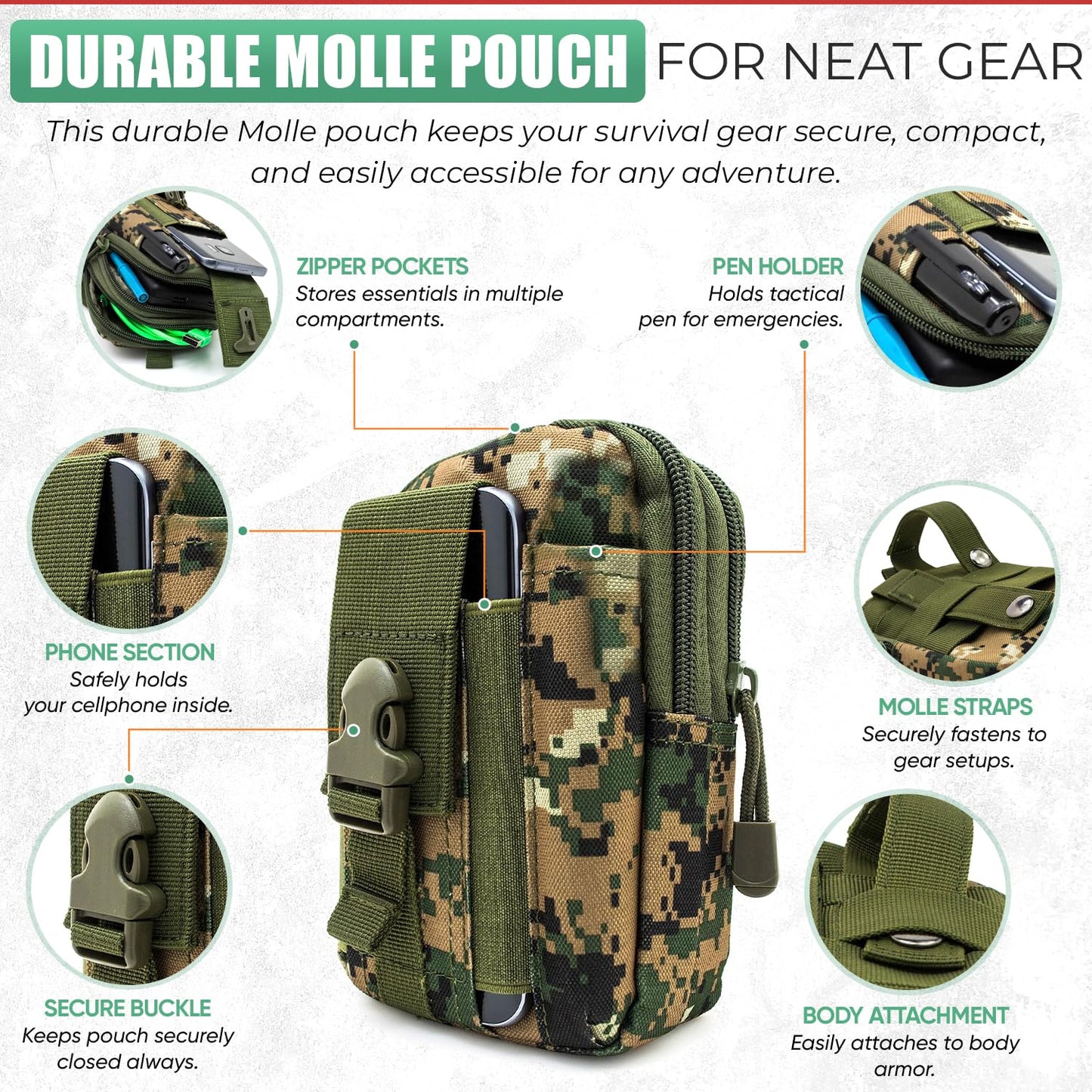 Survival Kit Emergency Supplies -67 Pcs, 14-in-1 Survival Gear: First Aid, Compass, Flashlight, Bracelet, plier, Saw & More for Outdoor Camping, Hiking & Survival. Gift for Men Boyfriends Boys Dads