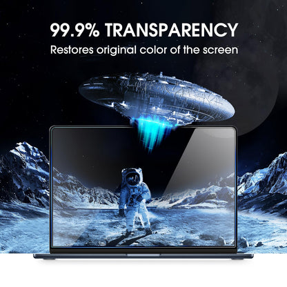 amFilm Designed for MacBook Air 15-Inch (M4 Chip/M3 Chip/M2 Chip, 2023-2025 Released) Tempered Glass Screen Protector [Zero Bubbles][9H Hardness][ Anti-Scratch][ Anti-Fingerprint], 1 Pack