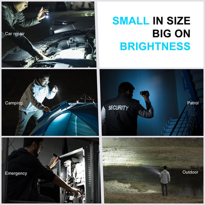 WUBEN C3 Flashlight 1200 High Lumens Rechargeable Flashlights 6 Modes Super Bright IP68 LED Tactical Flashlight for Camping, Home, Emergency, Rescue, Hunting, Inspection, Repair, Tool Gifts for Men