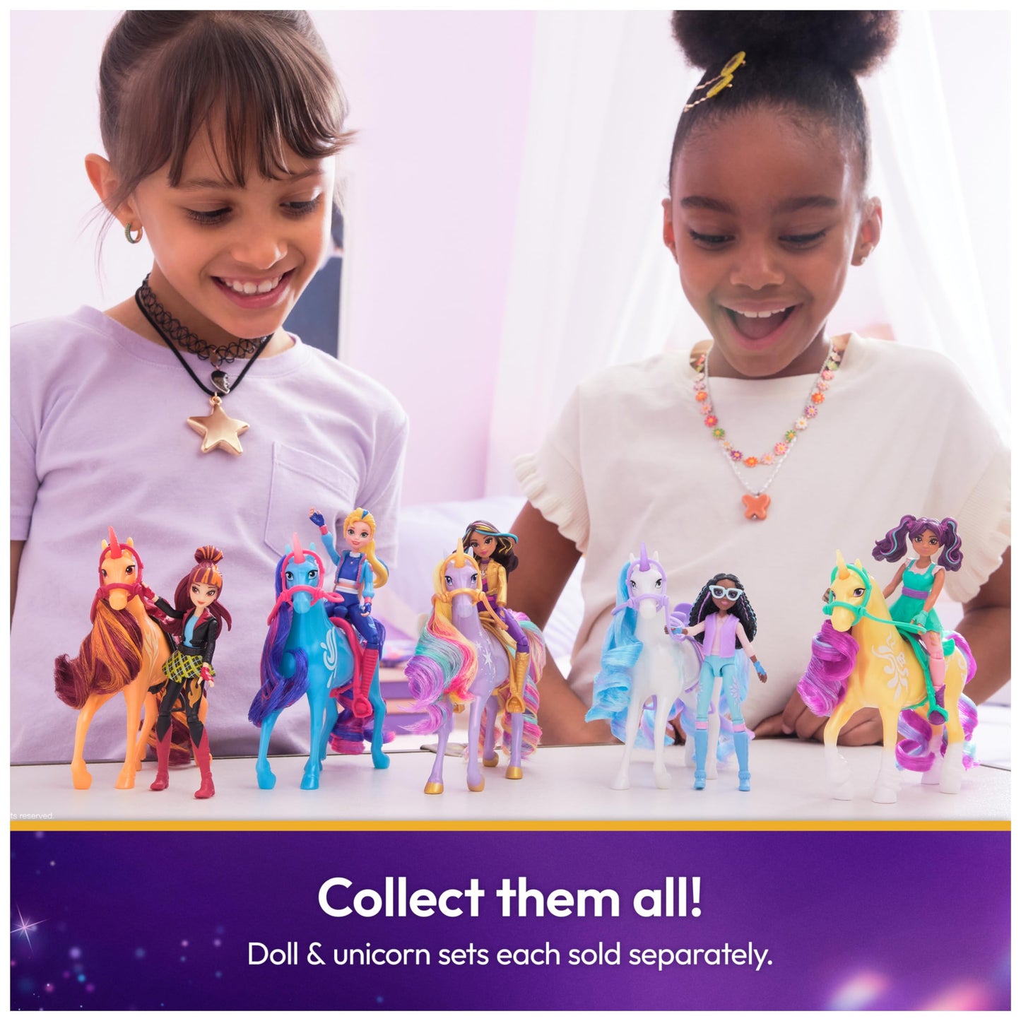 Unicorn Academy, Isabel & River with 2 Accessories & Hair Tool, Dolls & Unicorn Toys for Girls Ages 4 and up