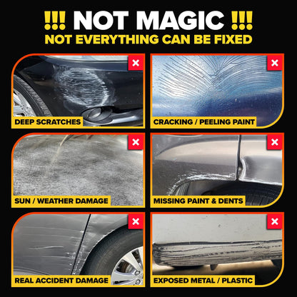 Carfidant Scratch Repair and Swirl Remover - Car Paint Scratch Remover & Restorer Kit with Buffer Pad - Polishing & Waxing Kits - Compound for Vehicles Paint Repair - 8.4 fl. Oz.