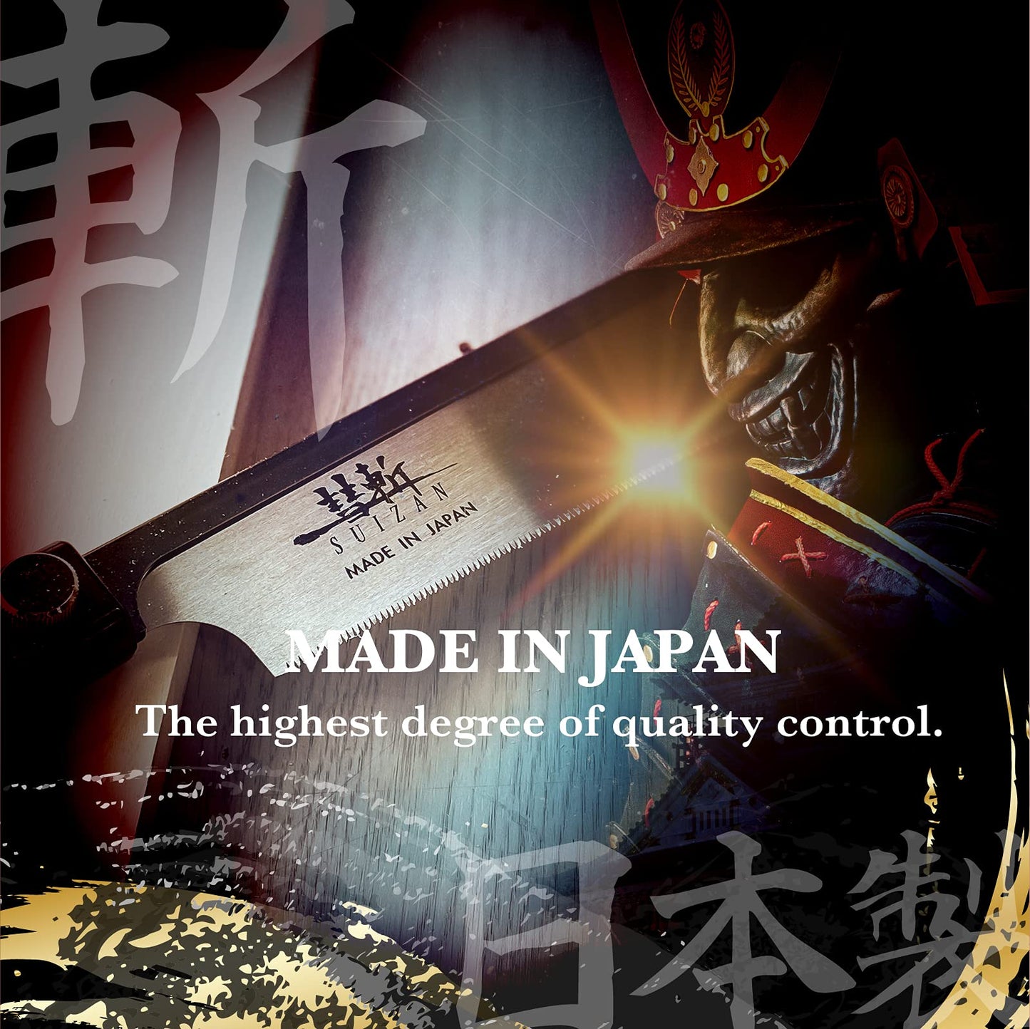 SUIZAN Dozuki Dovetail Saw 7" Rip Cross Angle Cut - Professional Japanese Pullsaw Handsaw Woodworking Tools