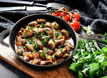 Utopia Kitchen Cast Iron Frying Pan 12 Inch, Cast Iron Chefs Pan, Pre Seasoned Skillet, Safe Grill Cookware for Indoor & Outdoor Use, Black