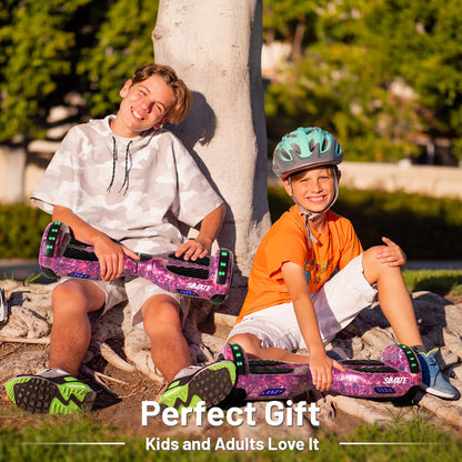 SIMATE Scooter, Bluetooth & Corlorful LED Lights, Gifts for Kids & Adults & Girls & Boys, for All Ages