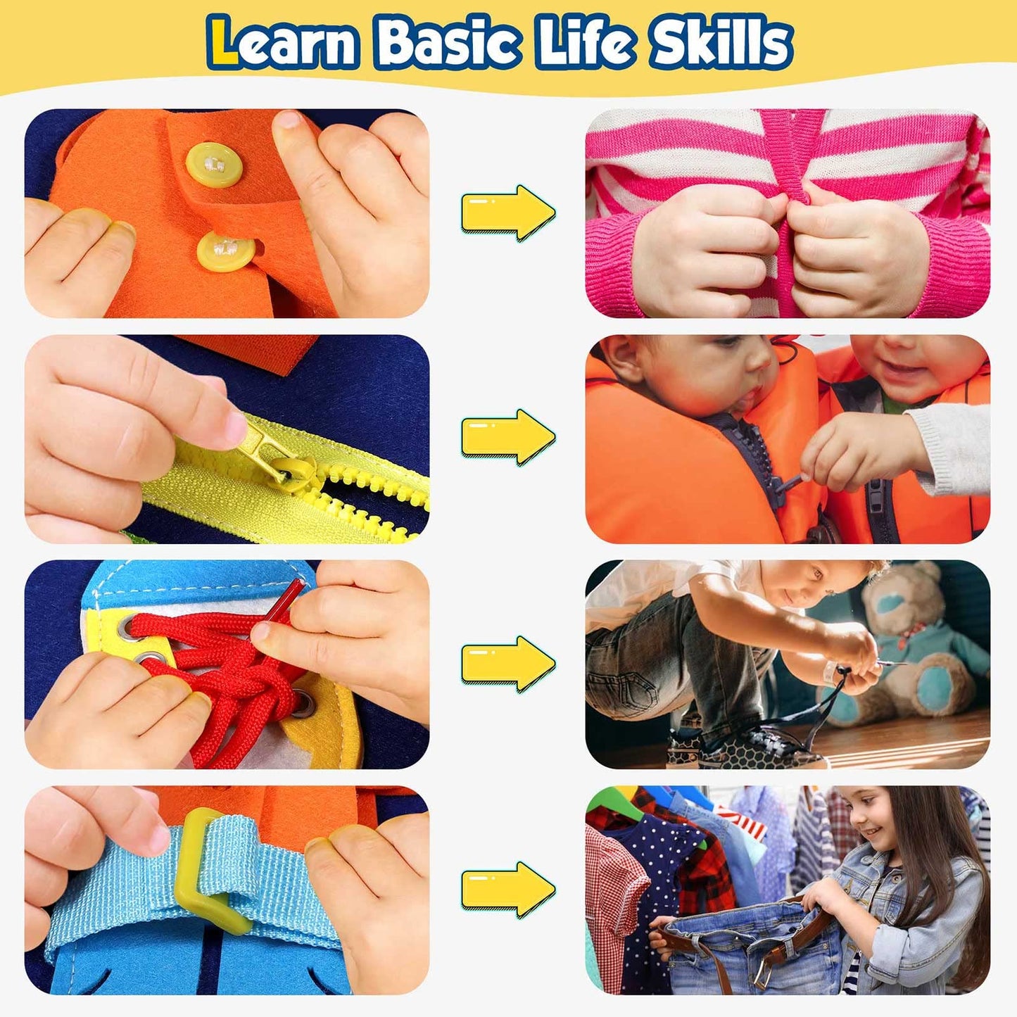 Winblo Toddler Busy Board - Montessori Toys for Toddler Boy Birthday Gift, Educational Learning Sensory Busy Book for Toddler Boys, Toddlers Activities Travel Toys for Airplane Car