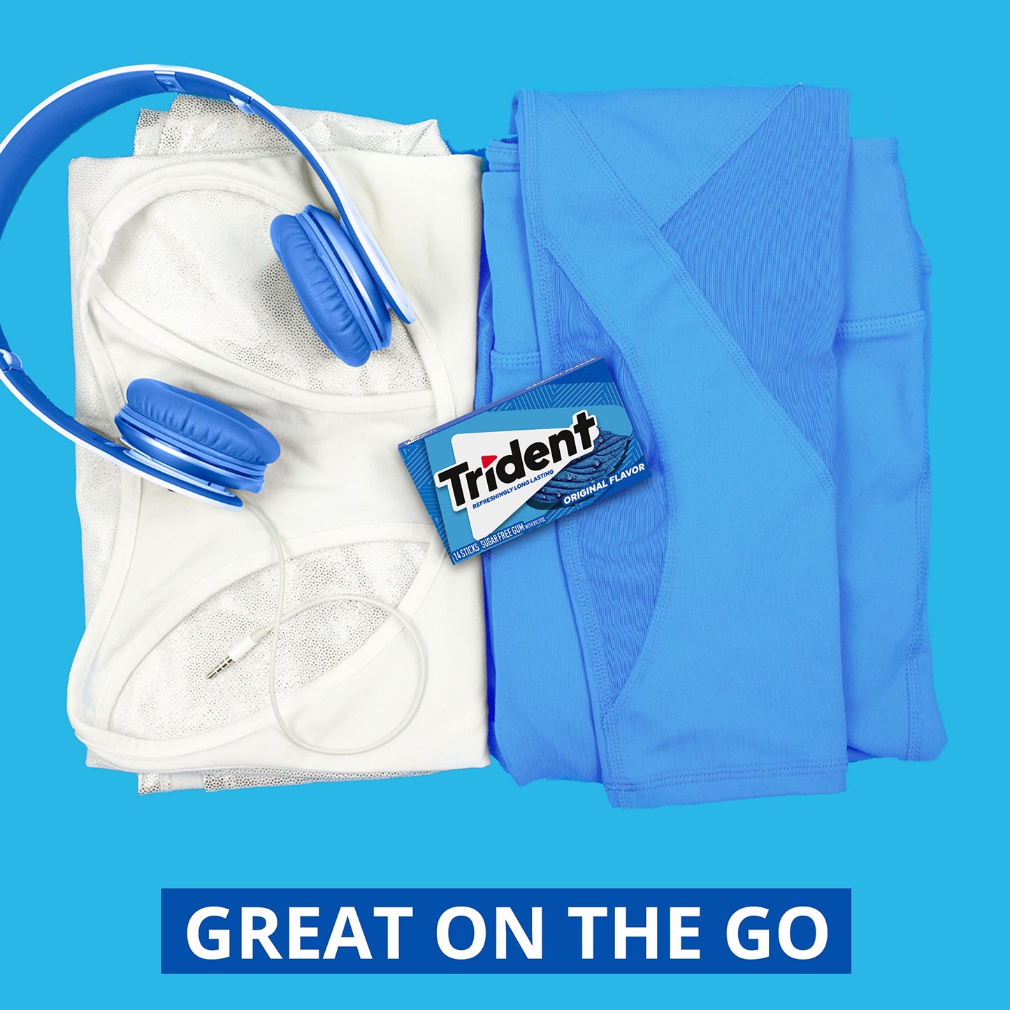 Trident Original Flavor Sugar-Free Chewing Gum, 14 Pieces (Pack of 24) (336 Total Pieces)