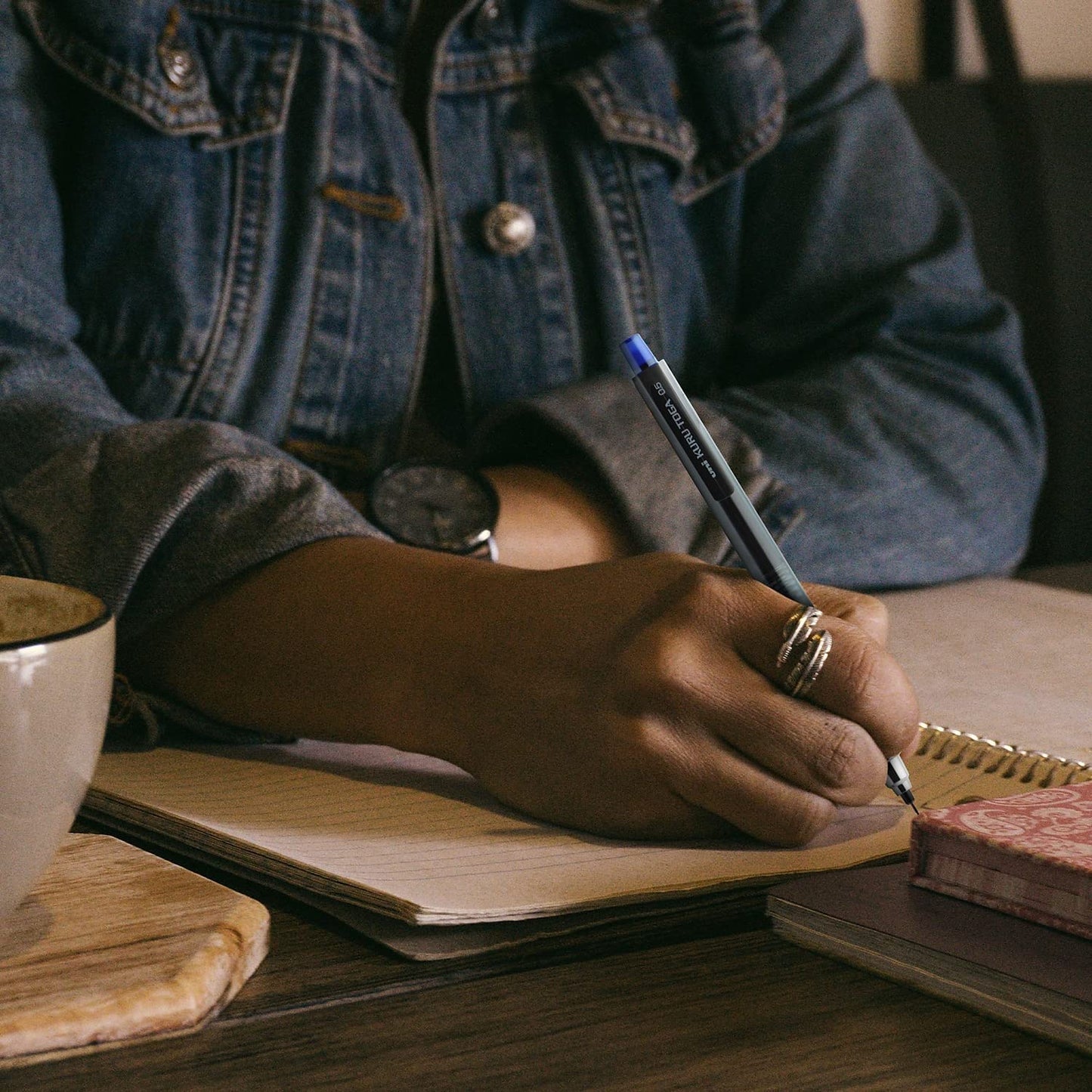 uni-ball Kuru Toga Mechanical Pencil with 0.7 mm Lead Refills & Pencil Erasers, HB #2