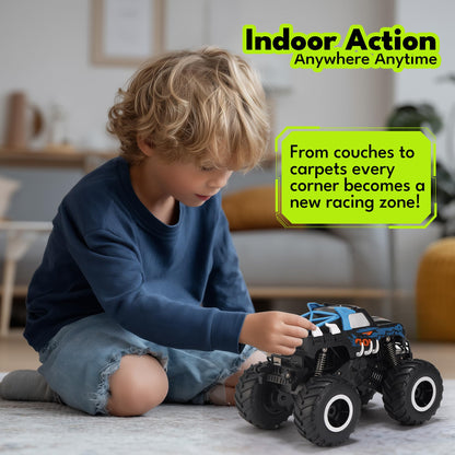 Threeking 1:16 Waterproof Monster Truck Toys RC Cars Amphibious Remote Control Car Trucks 4WD All Terrain Off-Road Pickup Toy for 6 7 8 9 10 11 12 Year Old Boys Girls Kids Gifts Presents