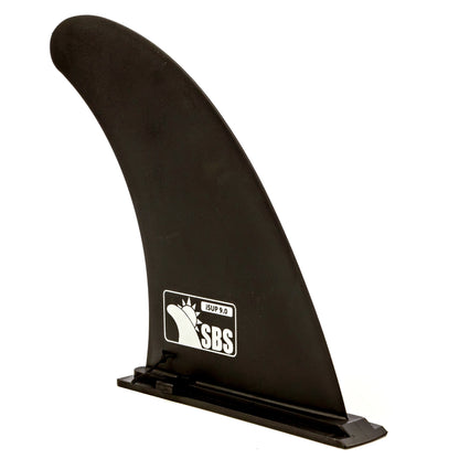 SBS 9" iSUP Fin - Quick Release Slide in Fin for Inflatable Paddleboard (Aqua Marina, Vilano, etc)