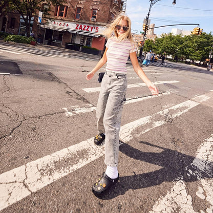 Crocs Unisex-Adult Classic Clogs, Black, 11 Men/13 Women