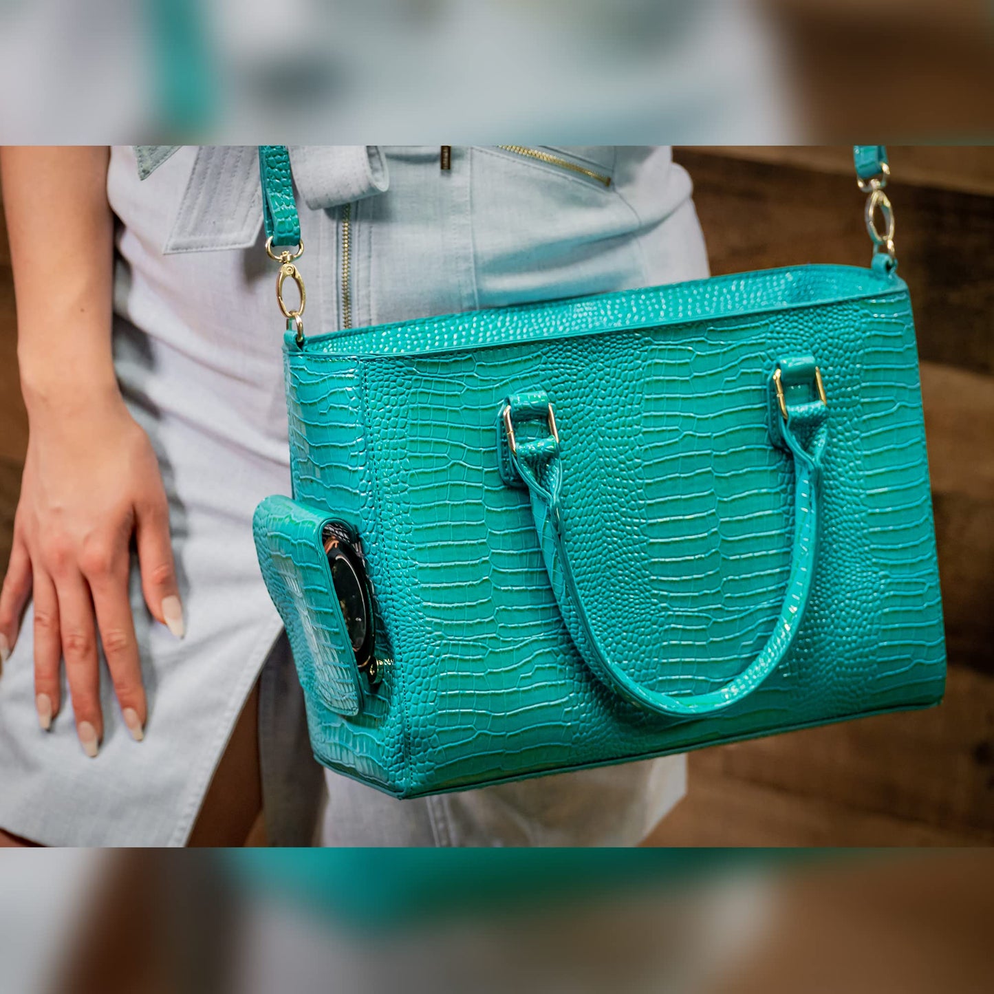 Primeware Insulated Purse w/ 3L Bladder Bag | Thermal Hot and Cold Storage | Portable Drinking Dispenser for Wine, Cocktails, Beer, Alcohol | PU Leather Finish