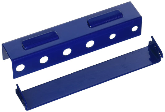 Wall Control Screwdriver Holder Bracket Slotted Metal Pegboard Accessory Slotted Tool Board - Blue
