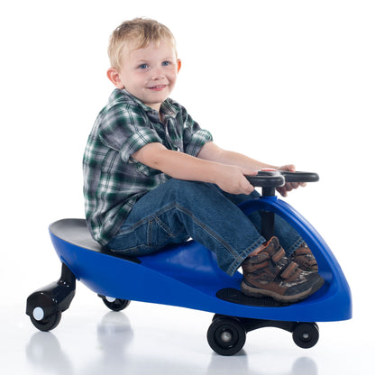 Wiggle Car - Ride on Toy for Ages 3 and Up - Toddler Ride on Toys with no Batteries, Gears, or Pedals Just Twist, Wiggle, and Go by Lil’ Rider (Blue)