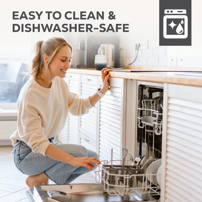 FineDine Triple Insulated Wine Tumbler With Lid (4 Pack) 12oz Stainless Steel Set- Tumblers Keep Drinks Hot & Cold for Outdoors, Beach, Picnics- Unbreakable Glasses With BPA Free Lids (White/Black)