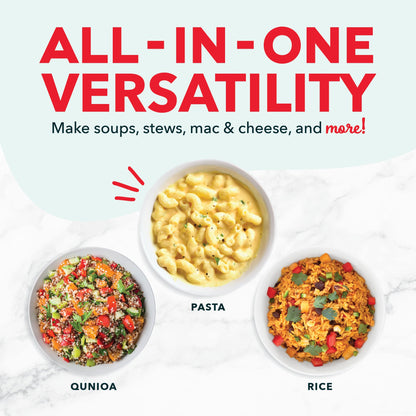 DASH Mini Rice Cooker Steamer with Removable Nonstick Pot, Keep Warm Function & Recipe Guide, .5 Quart, for Soups, Stews, Grains & Oatmeal - Aqua