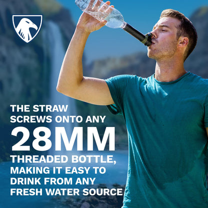Survivor Filter Portable Water Filter Straw - Water Filter Camping, Travelling and Hiking - BPA-Free