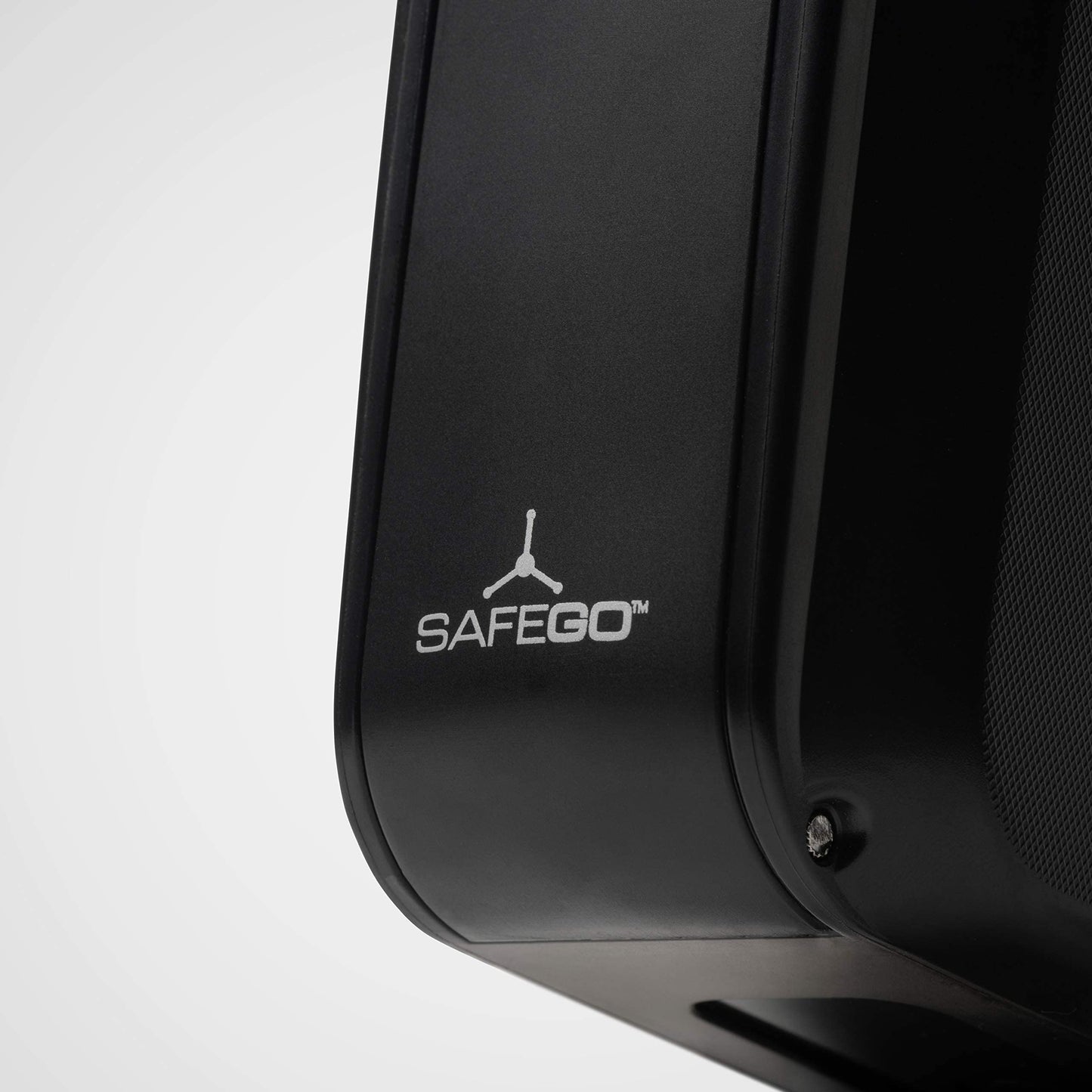 SAFEGO Portable Indoor/Outdoor Lock Box Safe with Key and Combination Access (Compact, Black)