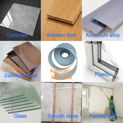 Caulk Tape Self Adhesive,Caulking Tape for Bathroom Sealant Strip Caulk Strip,Waterproof Caulking Sealing Tape for Bathroom,Toilet,Kitchen Countertop,Bathroom,Toilet