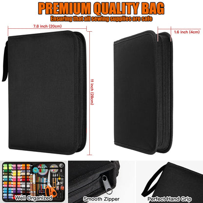 Sewing Kit for Adults,Maxfanay Needle and Thread Kit for Sewing,Professional Sewing Supplies Accessories with Tailor Scissors,43XL Thread,30 Needles,Yarn Snips and More for Travel Home Beginners