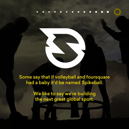 Spikeball The Original Kit 1-Ball Game Set - Outdoor, Yard & Camping Games - Includes Ball, Net, Drawstring Bag & Rulebook Set