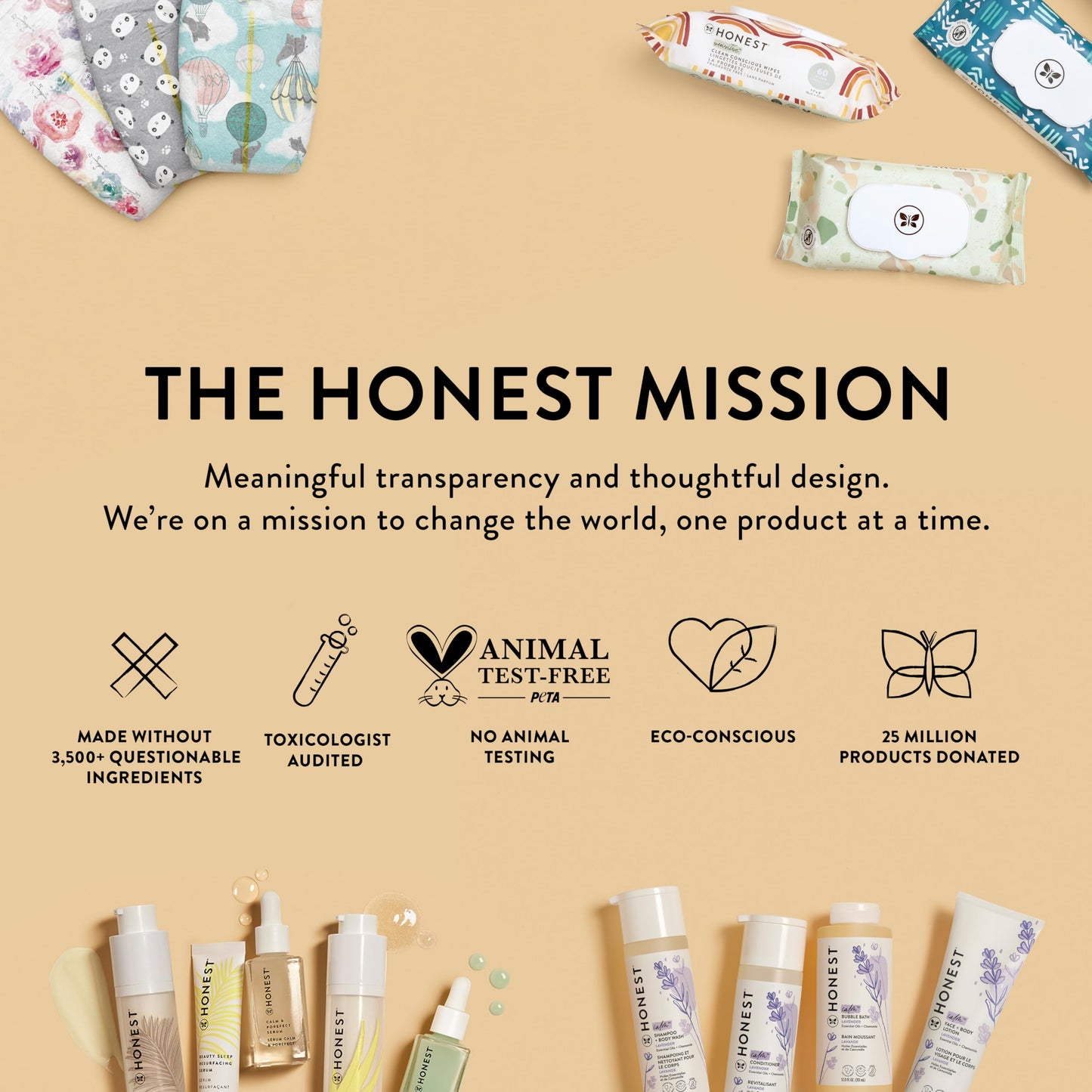 The Honest Company Clean Conscious Multi-Use Wipes | Hypoallergenic + Unscented for Sensitive Skin | Over 99% Water, Compostable, Plant Based, Baby Wipes | Pattern Play, 720 Count