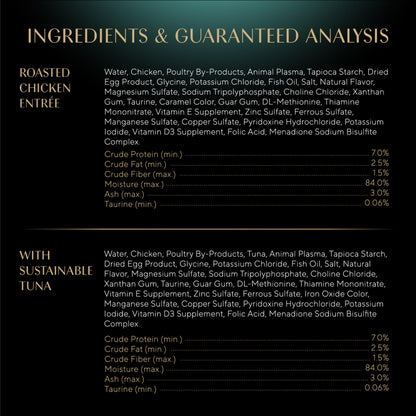 Sheba Perfect Portions Wet Cat Food Cuts in Gravy Variety Pack, with Sustainable Tuna and Roasted Chicken Entree, 2.6 oz. Twin-Pack Trays (6 Count, 12 Servings) (Pack of 2)