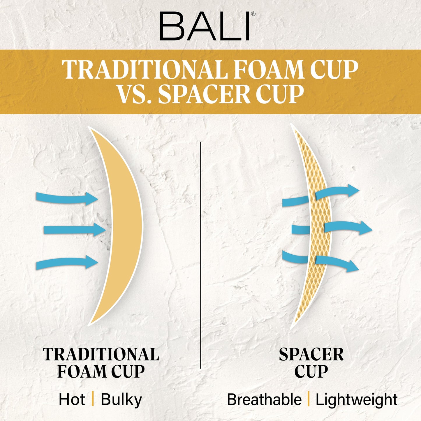 Bali Women's One Smooth U Posture Boost w/EverSmooth Back Underwire Bra, Nude, 36D