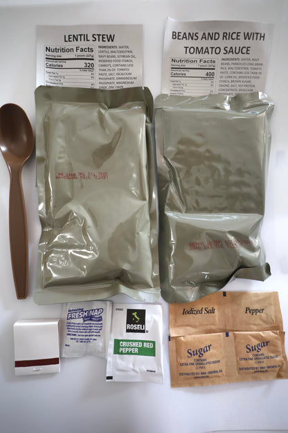 Ready to Eat Meals 3 Pack Military, Emergency Food Supplies, Long-Lasting Meals , Military-Style Rations, Survival Food Kits, Non-perishable Meals, Disaster Preparedness Food, Field Ready Meals - Meals Are Assorted Flavors