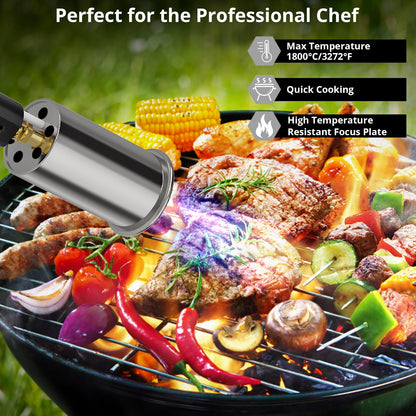 Sondiko Powerful Propane Torch L8010, Sous Vide, Campfire Starter, Adjustable Gas Welding Kit for Searing Steak, BBQ, Gas Welding(Camouflage) Propane Tank Not Included