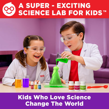 Doctor Jupiter My First Science Kit for Kids Ages 4-5-6-7-8 | Birthday Gift Ideas for 4+ Year Old Boys & Girls | Toy Stem Kit with 100+ Experiments | Learning & Educational Projects