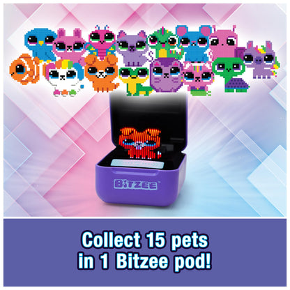 Bitzee, Interactive Toy Digital Pet with 15 Animals Inside, Virtual Electronic Pets React to Touch, Kids Toys for Girls and Boys