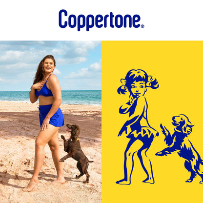 Coppertone Sport Sunscreen Spray SPF 30, Water Resistant Spray Sunscreen Pack, 5.5 Oz, Pack of 2 (Packaging May Vary)