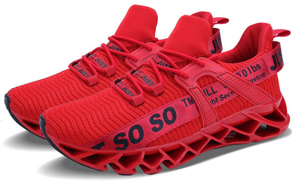 WONESION Mens Breathable Casual Walking Sneakers Blade Sport Outdoor Shoes Non-Slip Tennis Fashion Shoe