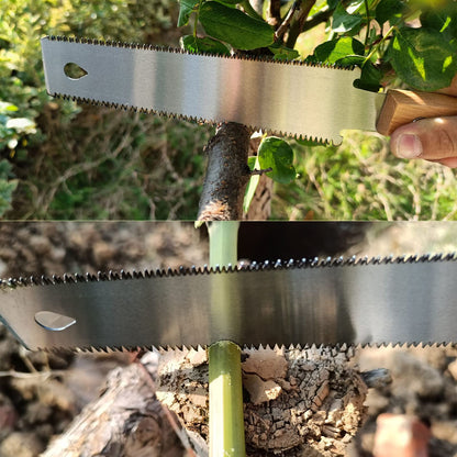 WEIMELTOY Small Woodworking Hand Saw, 6 inch Flexible Blade Double edge TPI 17/11 Pull Saw for Craft, Hobby, DIY, Non Slip Wood Handle Garden Trim, Sharp and Light Woodworking Tools