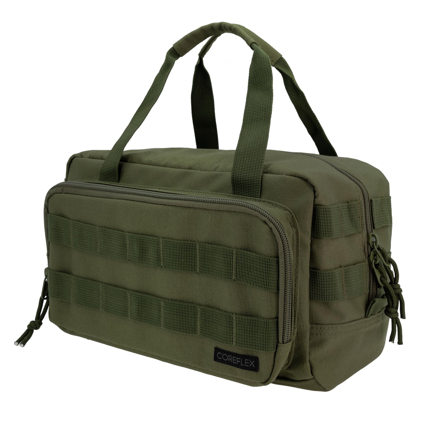 Coreflex 12-Inch Heavy Duty Tool Bag - Tactical, Gear, Range, EDC, Multi-Purpose Work Bag for Mechanics, Electricians, Carpenters, Builders, Plumbers (Olive Green)