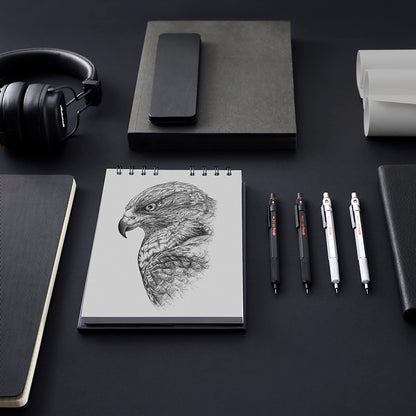 rOtring 600 Mechanical Pencil | 0.7 mm | Black All-Metal Body Propelling Pencil | Non-Slip Knurled Grip & Hexagonal Barrel