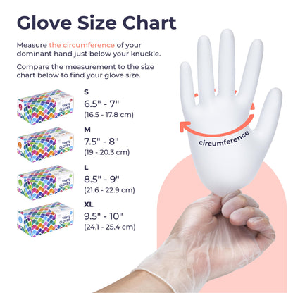 Fit Meal Prep 200 Pack Disposable Food Prep Vinyl Gloves Medium Food Safe Glove Household Cleaning Gloves for Cooking, Kitchen