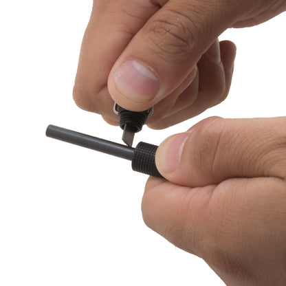 SOG Flint 4.3" Survival & Defense Portable Compact Tool for Outdoors and Emergencies | Includes Glass Breaker and Whistle